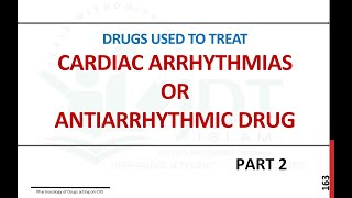 Antiarrhythmics Drugs Part 2 Pharmacology Class I II III amp IV Quinidine Lidocaine Propranolol [upl. by Deckert147]