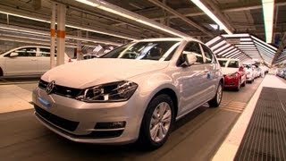 VW Golf Mk 7 Production Line Wolfsburg [upl. by Eeryn]