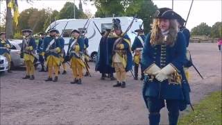 Uppvisning av Skaraborghs Historiska Infanterie Regemente [upl. by Mechling]