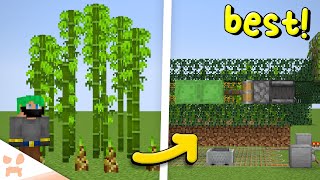 3 MUST HAVE Minecraft 121 Bamboo Farms [upl. by Shaun537]