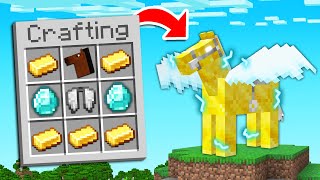 Minecraft But You Can Craft OP Horses [upl. by Jarita]