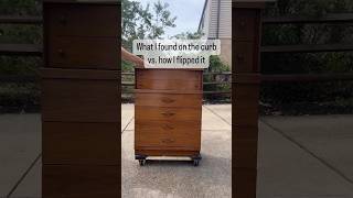 From curbside find to a quick and easy furniture flip Clean repair sand paint top coat done [upl. by Kohsa516]