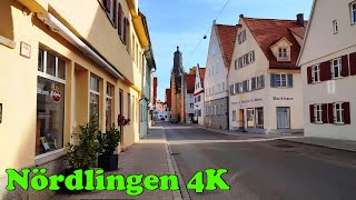 Nördlingen Germany 4K [upl. by Ilhsa]