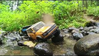 Traxxas Trx4 2021 Broncos Creek run vid 3 [upl. by Grizel303]