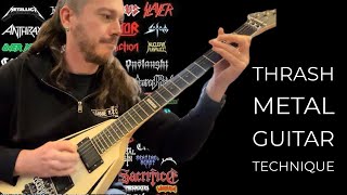 Thrash Metal Guitar Lesson [upl. by Arrait264]