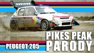 HD PARODY PIKES PEAK  BREAK PEAK RECORD in 2014 with the RODIKUH 4  SEBASTIEN LOEB [upl. by Riccardo]