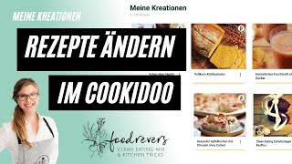 Meine Kreationen Thermomix Cookidoo  Eigene Rezepte  Im Cookidoo ändern [upl. by Ednyl]