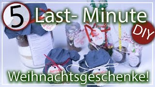 5 Süße LAST MINUTE DIY Weihnachtsgeschenkideen 🎁  Mel  Home [upl. by Acnairb809]