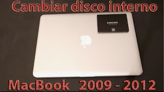 Como cambiar disco interno MacBook [upl. by Landis]