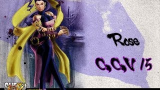 Super Street Fighter IV AE2012 Rose Combo Video 15 [upl. by Yenor763]