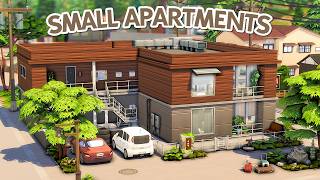 APARTMENTS FOR RENT IN MT KOMOREBI 🌸 The Sims 4 Speed Build [upl. by Ahsekin959]