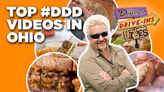 Top 5 DDD Videos in Ohio with Guy Fieri  Diners DriveIns and Dives  Food Network [upl. by Darach]