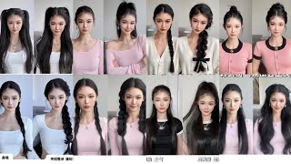 Super Easy amp Cute Hairstyles Tutorials Korean Style for Girls ÷ [upl. by Chemarin331]