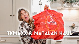 TKMAXX amp MATALAN HAUL  COSY CHRISTMAS VLOG  KATE MURNANE [upl. by Atteniuq]