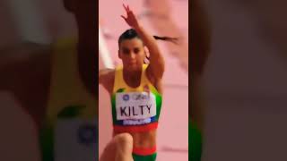 DOVILE KILTY  Lithuanian track and field athlete  shorts triplejump [upl. by Nell]