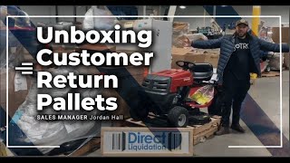 Direct Liquidation Warehouse Tour  Unboxing Customer Returns Pallets [upl. by Selbbep]