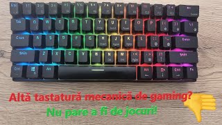 Altă tastatură mecanică quotde gamingquot Recomandată doar pentru anumite jocuri Royal Kludge rk61 [upl. by Silden]