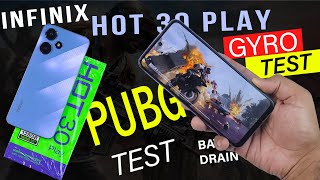 Infinix Hot 30 Play Pubg Test  GRAPHICS quot GYRO quotBattery Drain  Fps  Hot 30 Play Price In Pakistan [upl. by Ardena355]