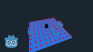 Tutorial 3D Astar Pathfinding with Gridmaps in Godot 3 [upl. by Quintilla]