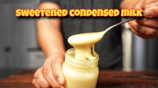 How to make sweetened condensed milk is it worth it [upl. by Haorbed]