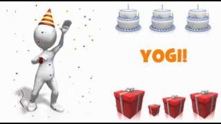 HAPPY BIRTHDAY YOGI [upl. by Assirral177]