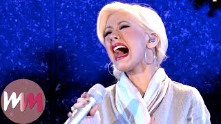 Top 10 Best Christina Aguilera Performances [upl. by Eelyah]