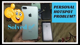 How to Fix  iPhone Personal Hotspot not working issue  Resolved  Solved  iPhone iOS 7891011 [upl. by Yenoh838]