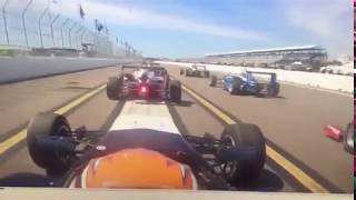 Onboard Bruna Tomaselli Alex Baron crash in St Petersburg  USF2000 [upl. by Eads]