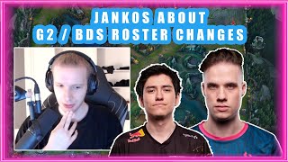 Jankos About G2 and BDS ROSTER Changes 🤔 [upl. by Ayotnahs548]