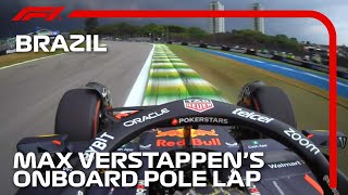 Max Verstappens Pole Lap  2023 Sao Paulo Grand Prix  Pirelli [upl. by Huntington841]