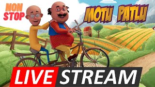 🛑LIVE 🎞️🎥 3 Hours Non Stop Motu  Patlu  मोटू पतलू  motupatlu motupatlukijodi motupatlucartoon [upl. by Hnil]