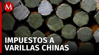 México eleva impuesto a importación de varilla de acero chino [upl. by Nomrah370]