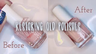 How to Save Your Old Nail Polishes  Nail Polish Hacks [upl. by Morton323]