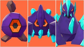 FULL ROGGENROLA EVOLUTION TEAM Shiny Roggenrola Shiny Boldore Shiny Gigalith [upl. by Eillom]