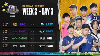 🔴LIVE  MDL PH S4  FILIPINO  Week 2 Day 3 [upl. by Samohtnhoj]