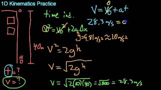 Kinematics Practice Problems [upl. by Rosenwald]