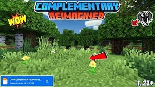 New Complementary Reimagined Shaders For Minecraft PE 1212 ⚡  Shader MCPE 121  No Clickbait [upl. by Mendel105]