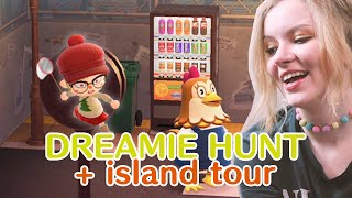 Dreamie Hunting for Ava in ACNH  Island Tour [upl. by Oletta]