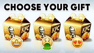 🎁 Choose Your GIFT LUNCHBOX Edition 🍔🍕🍫 🍨 How Lucky Are You Daily Quiz [upl. by Dareen]