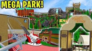 This Theme Park Tycoon 2 MEGA PARK Is AMAZING [upl. by Alilad]