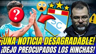 🔴🚨¡ACABA DE LLEGAR ¡CONFIRMACIÓN TERRIBLE ¡PREOCUPACIÓN GENERAL SPORTING CRISTAL HOY [upl. by Nnybor]