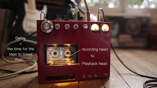 DIY cassette tape delay  echo stereo [upl. by Aroved]