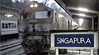 シンガポール･マレーシア 国際急行ラヤ号 1993年 KTM Express Rakyat Singapore  KL [upl. by Nyrek]