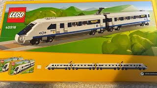 LEGO HighSpeed Train 284 pcs 7 [upl. by Anuaek]