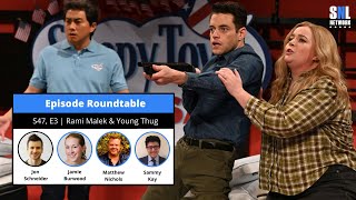 Rami Malek  Young Thug Roundtable  S47 E3  The SNL Saturday Night Live Network [upl. by Isabella515]