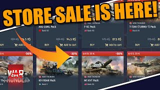 War Thunder  GAIJIN STORE SALE IS HERE NEW YEARs SALE 50 in the STORE [upl. by Annirtak51]