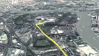 2015 Virgin Money London Marathon Fly Through [upl. by Retloc]