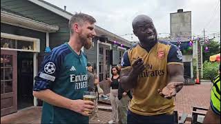 Jorginho in Houston  Arsenal fan reactions Man utd 0  1 Arsenal  epl arsenal premierleague [upl. by Euqimod66]