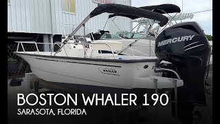 SOLD Used 2014 Boston Whaler 190 Montauk in Venice Florida [upl. by Talley48]