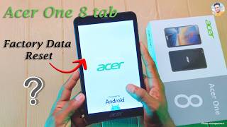 How to Factory Reset Acer One 8 Tablet  StepbyStep Guide Acer One Tablet कैसे reset करें। [upl. by Menides]